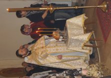 Рождественское Богослужение, которое проводит настоятель Троицкого храма с.Ивашево протоиерей Алексий Смирнов (помазание елеем).